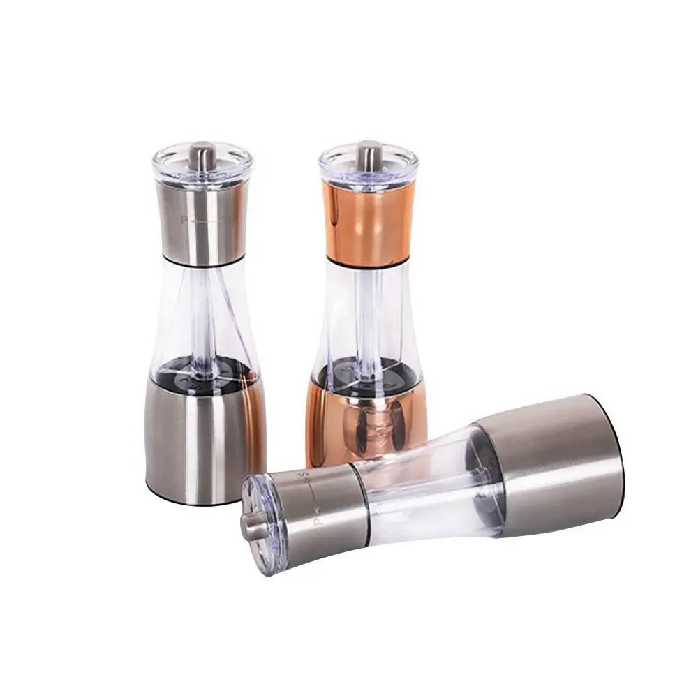 OEM Manual Stainless Steel Salt and Pepper Grinder Set 2 in 1 Manufacturers, Suppliers