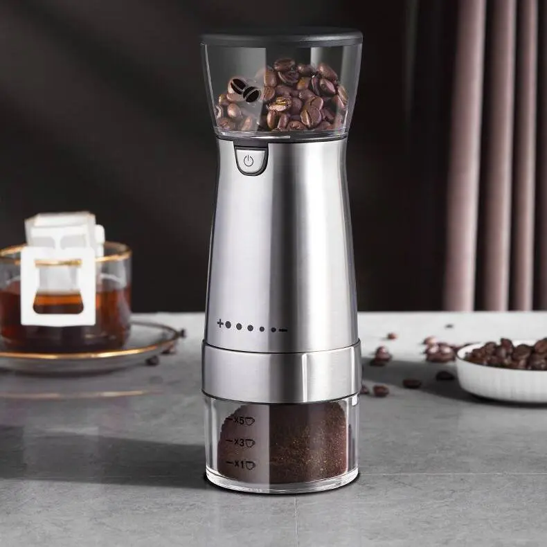 China Automatic Mini Electronic Coffee Bean Grinder With Cable Manufacturers, Supplier
