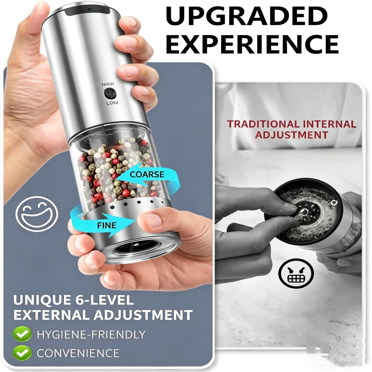 6-Level Coarseness Adjustment