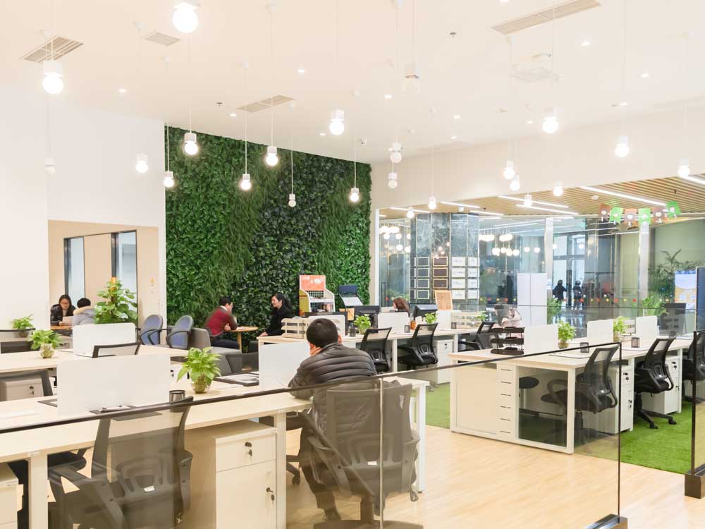JinHua Blossom factory work environment showing clean production floor