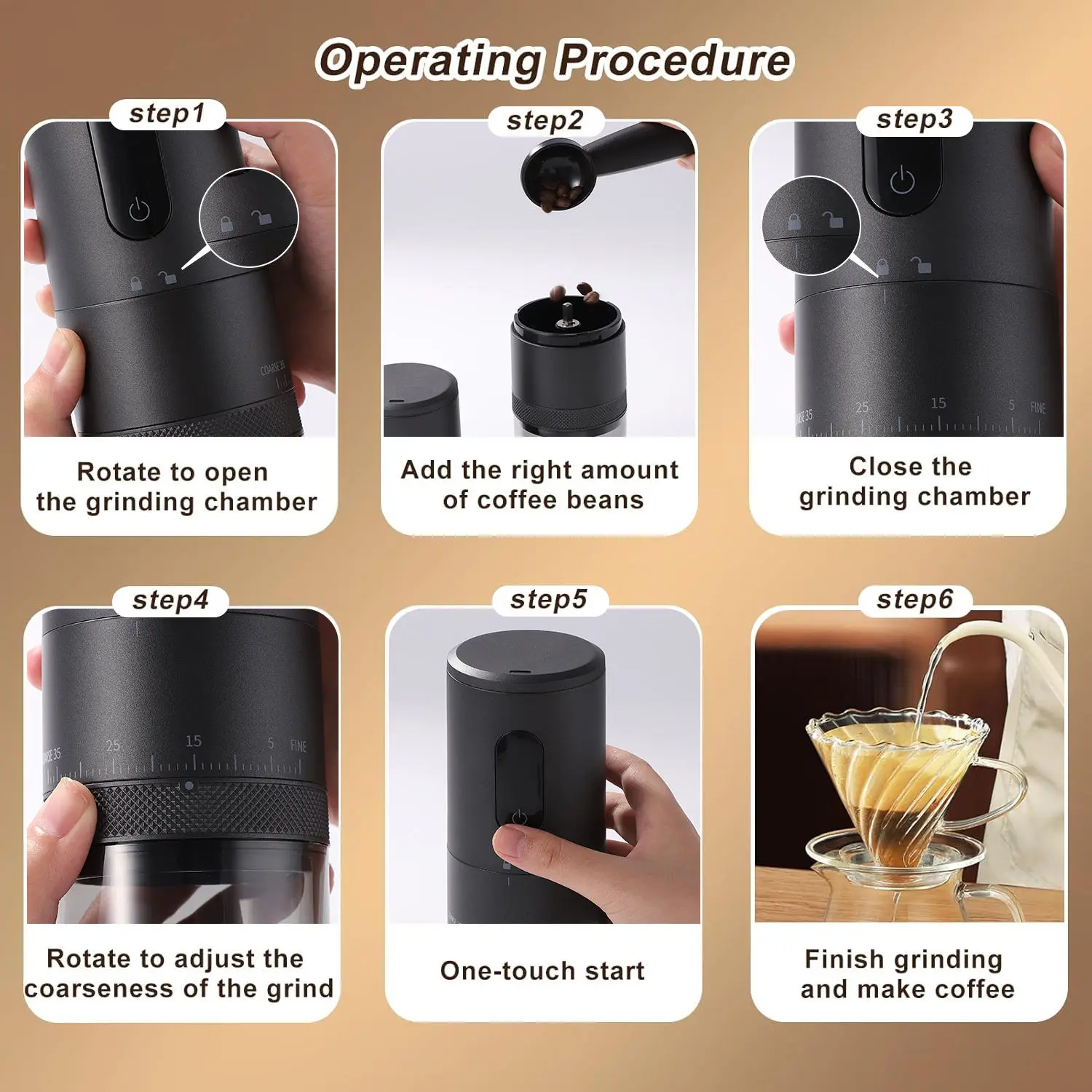 Wholesale Portable Steel Core Coffee Ggrinder With the Fastest Grinding Speed Factories, Factory