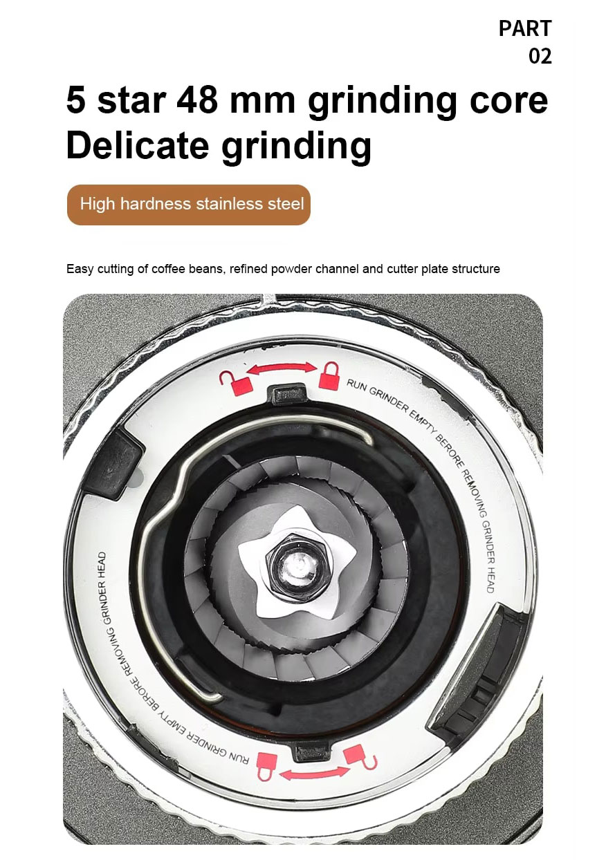 Stainless steel conical grinding core