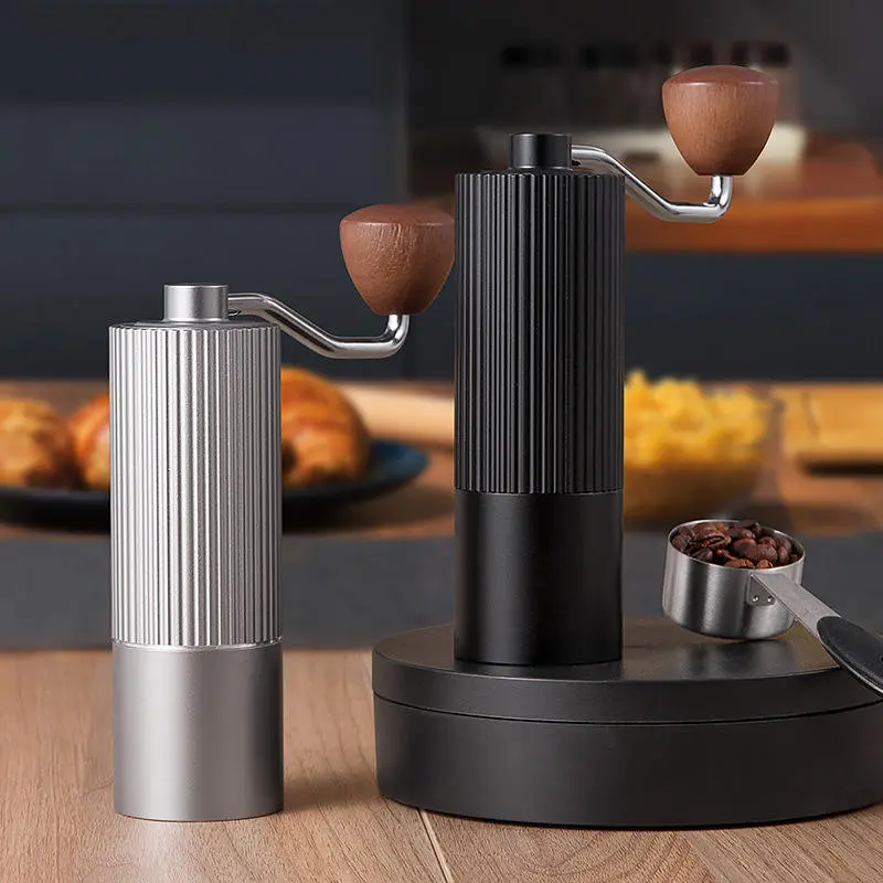 OEM Portable Manual Coffee Grinder with Wood Handle Suppliers, Supplier