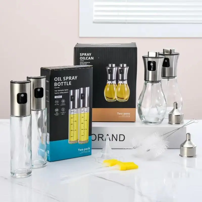 Wholesale Hot Selling Stainless Steel Olive Glass Spray Oil Sprayer Supplier, Factories