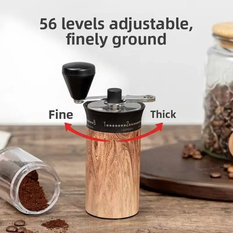 High-Quality Large Capacity Manual Coffee Grinder with Adjustable Settings Manufacturer, Suppliers