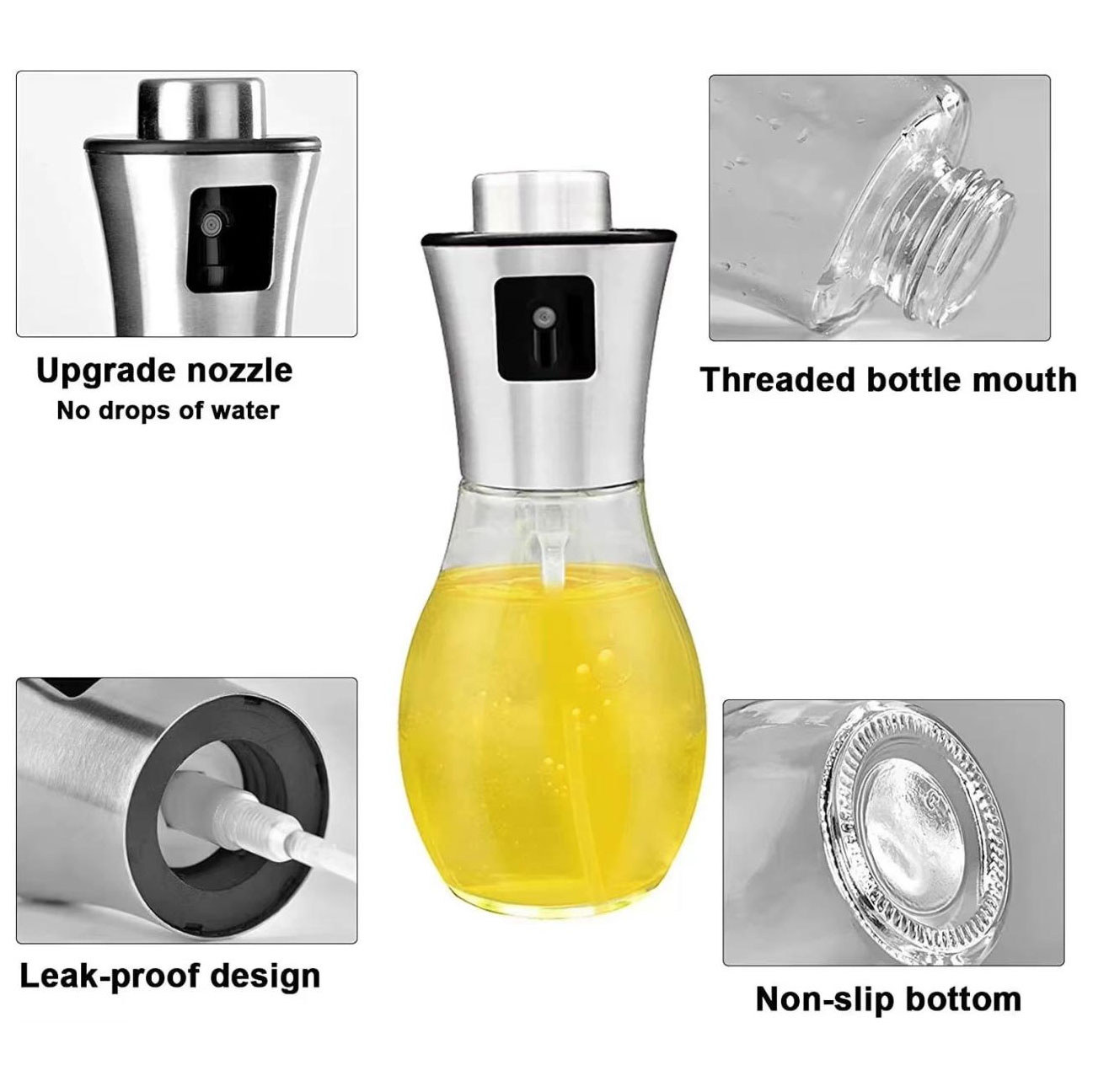 Stainless Steel Olive Oil Sprayer Detail 1