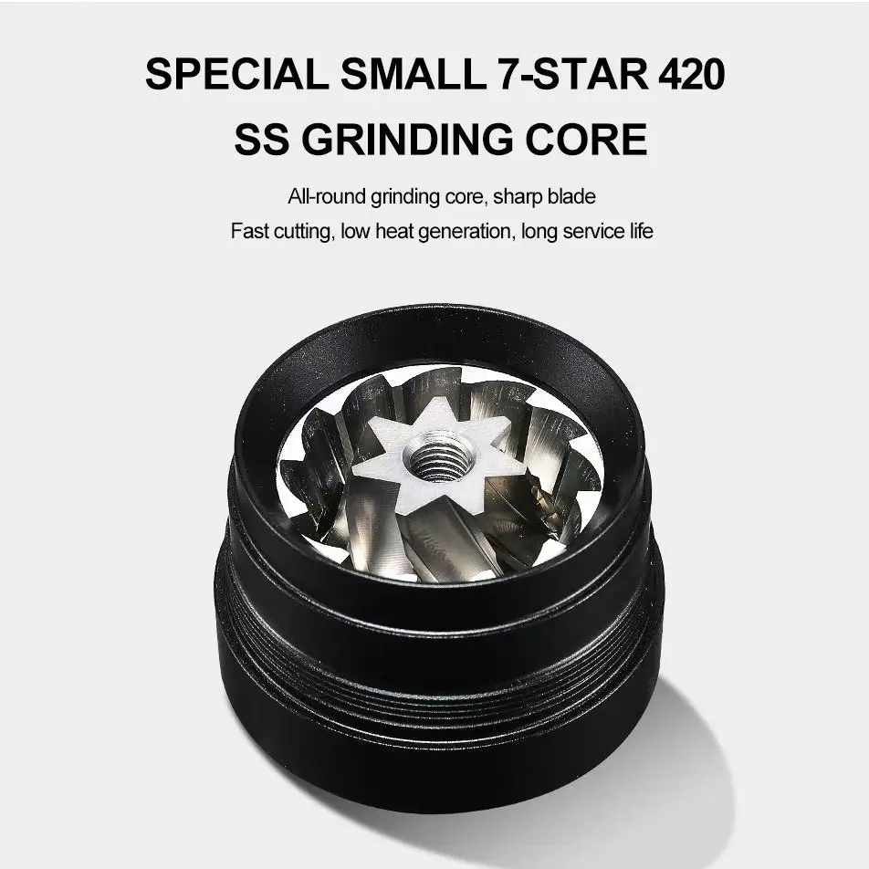 Wholesale Al-Alloy Body 420 Stainless Steel Burr Homeuse Espresso Small Hand Mill Factories, Factory