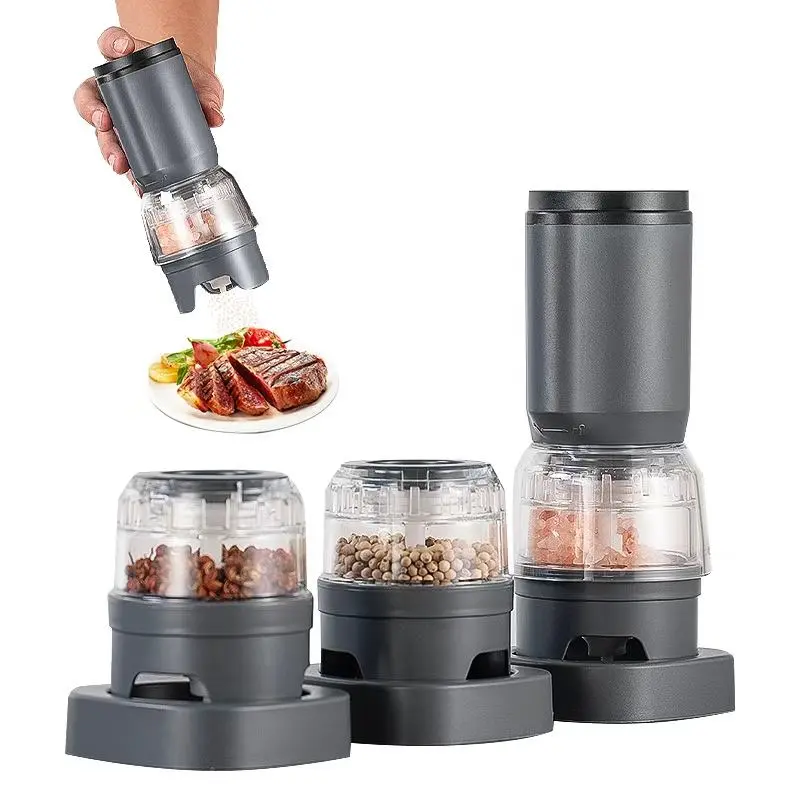 Wholesale Rechargeable Spicy Pepper Mill Automatic Electric Salt and Pepper Mill Grinder Set Manufacturers, Suppliers