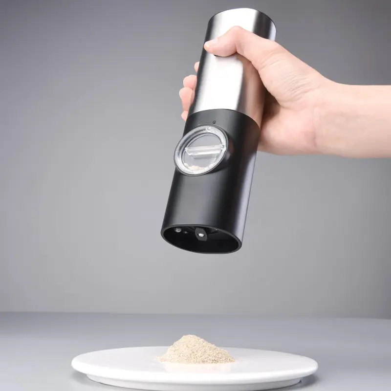 High-Quality Battery Powered Adjustable Electric Pepper Mill Coarseness with LED Light Manufacturer, Factories