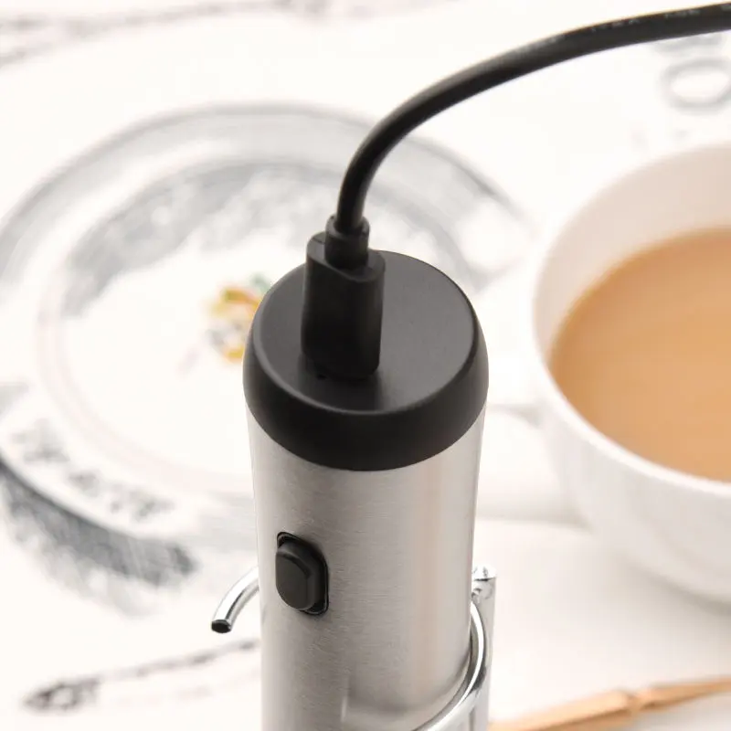 Wholesale Automatic Foam Maker Milk Steamer Handheld Coffee Whisk Electric Milk Frother Manufacturer, Manufacturers