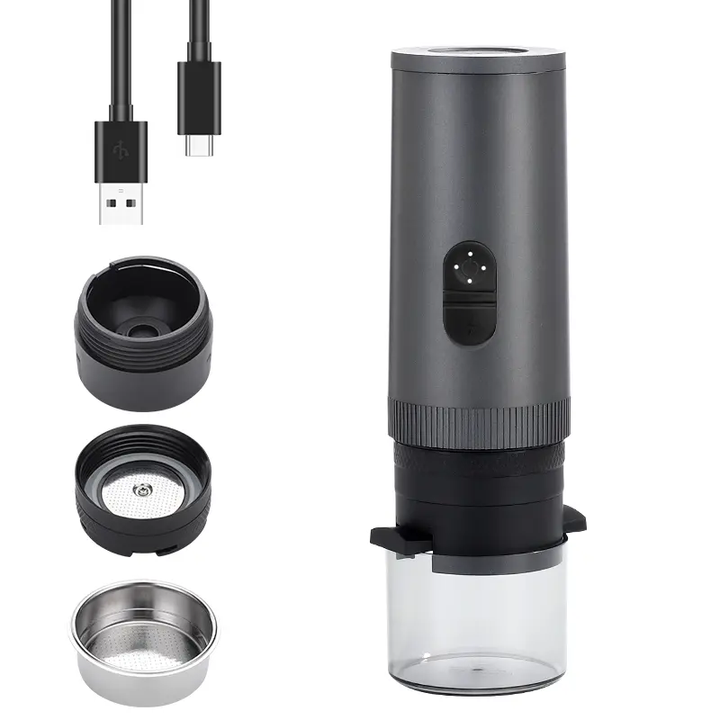 China Self-Heating Capsules & Ground Travel Portable Espresso Maker with USB-C for Camping Manufacturer, Supplier