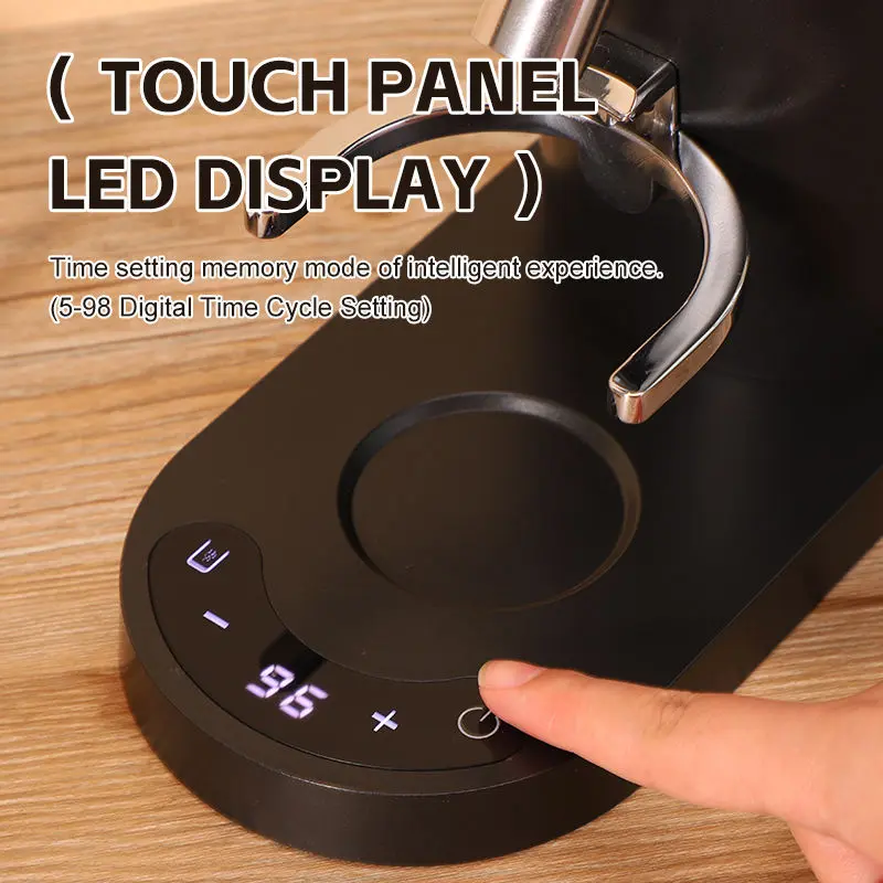Wholesale Electric Timere Burr Espresso Mill Coffee Bean Grinder Manufacturers, Supplier