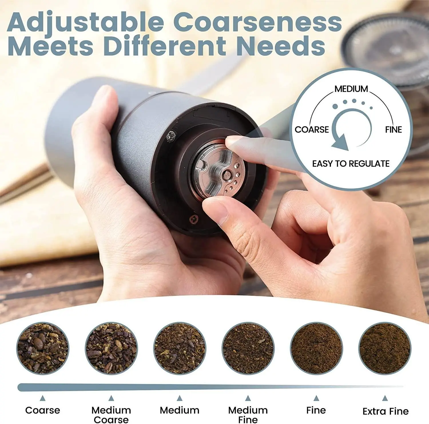 Wholesale Portable Cordless Turkey Coffee Grinder Manufacturer, Factory