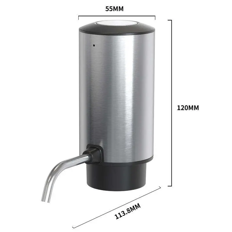 China Top Selling Air Pressure Auto Electric Wine Aerator Dispenser with Storage Base Manufacturer, Factories