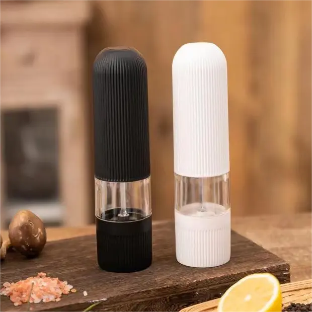 China Electric ABS Battery Operated Salt and Pepper Mill with Soft Feel Suppliers, Factory