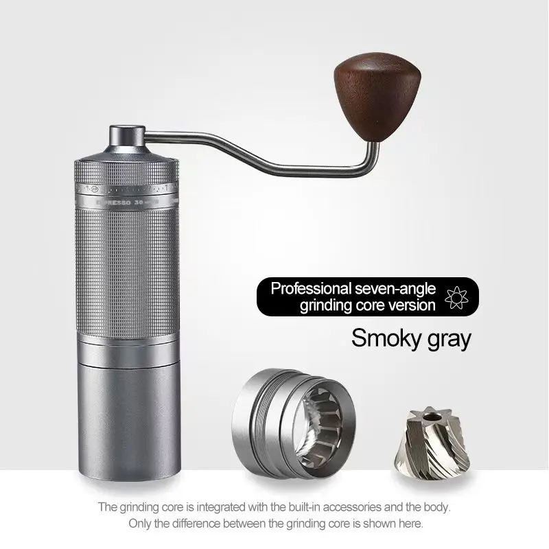 Wholesale Al-Alloy Body 420 Stainless Steel Burr Homeuse Espresso Small Hand Mill Factories, Factory