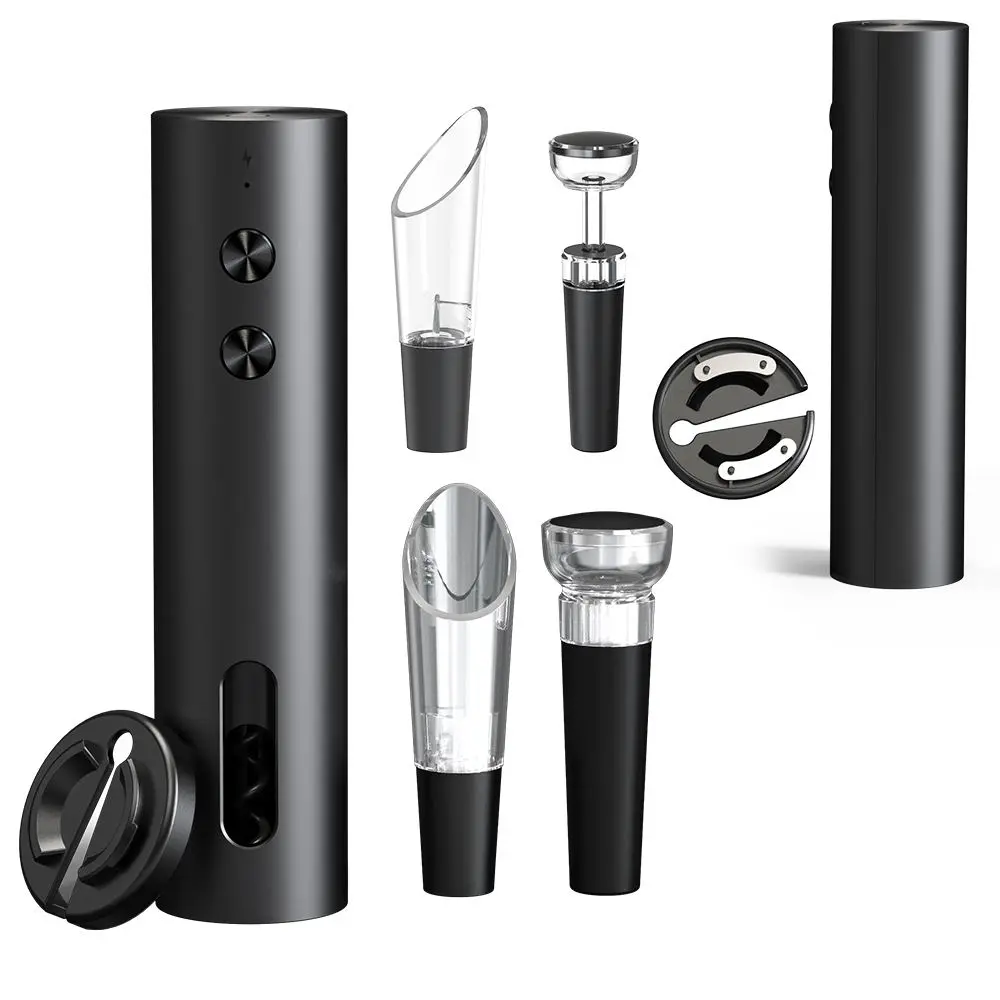 High-Quality Rechargeable Corkscrew Electric Wine Bottle Openers for Gifts Manufacturers, Factories