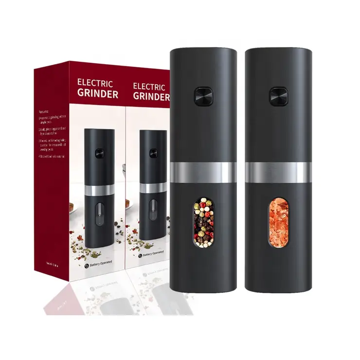 Wholesale Pepper Grinder Set with Adjustable Coarseness LED Light for Salt Pepper Manufacturer, Factories
