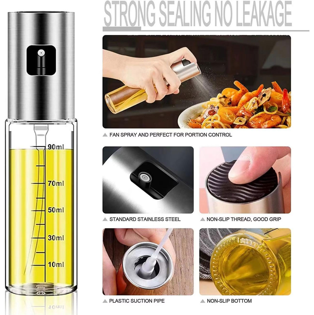 Stainless Steel Olive Oil Sprayer Detail 2