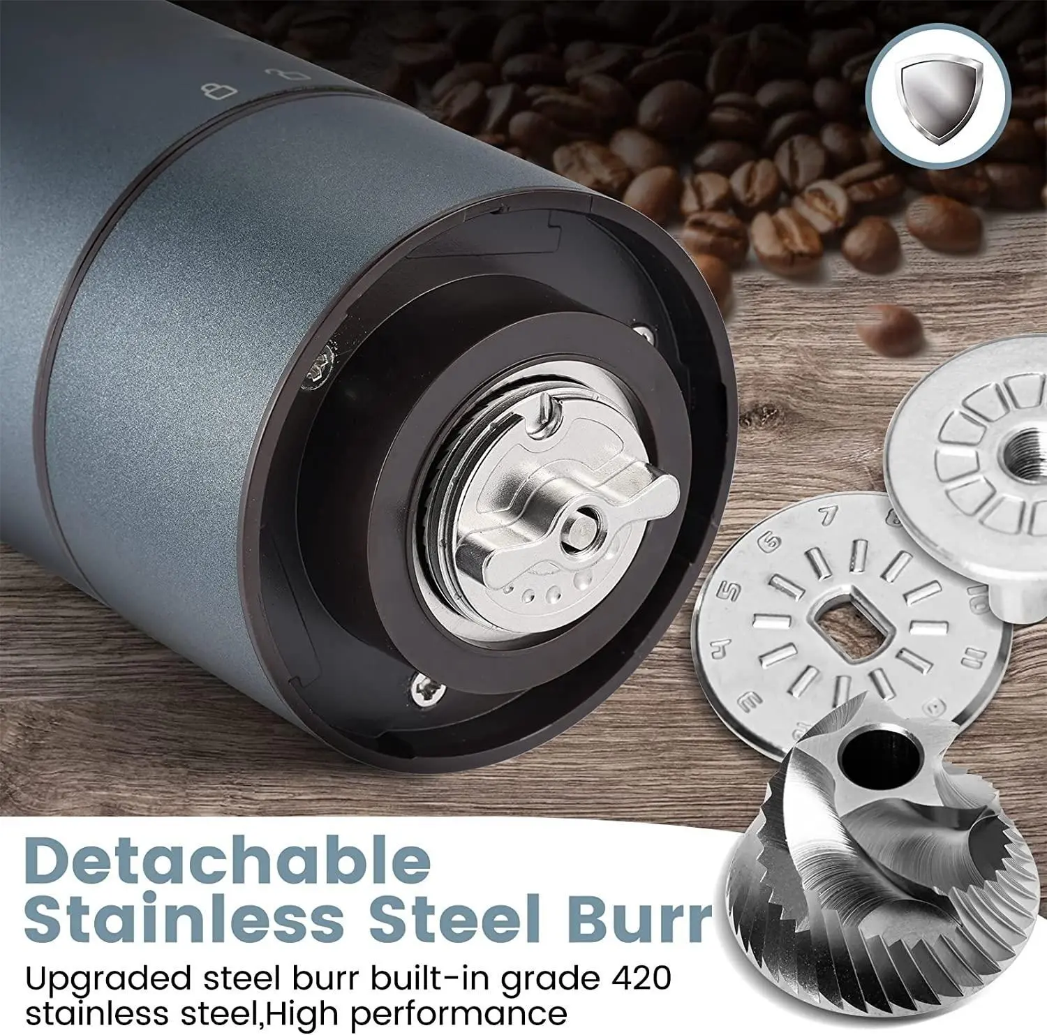 Wholesale Portable Cordless Turkey Coffee Grinder Manufacturer, Factory