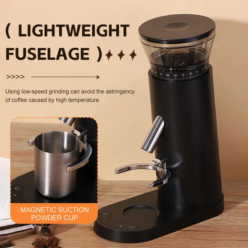 Wholesale Electric Timere Burr Espresso Mill Coffee Bean Grinder Manufacturers, Supplier