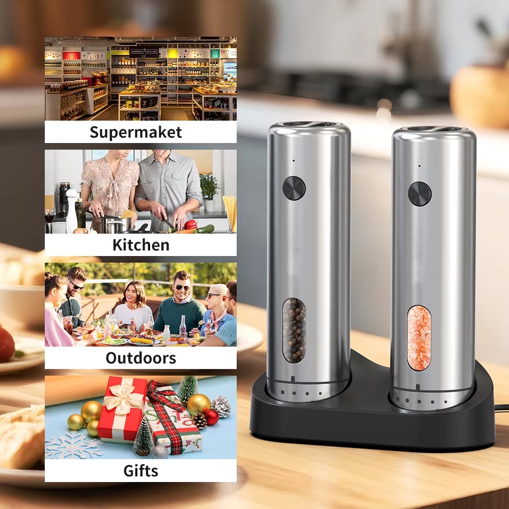 Electric Salt and Pepper Grinder Application
