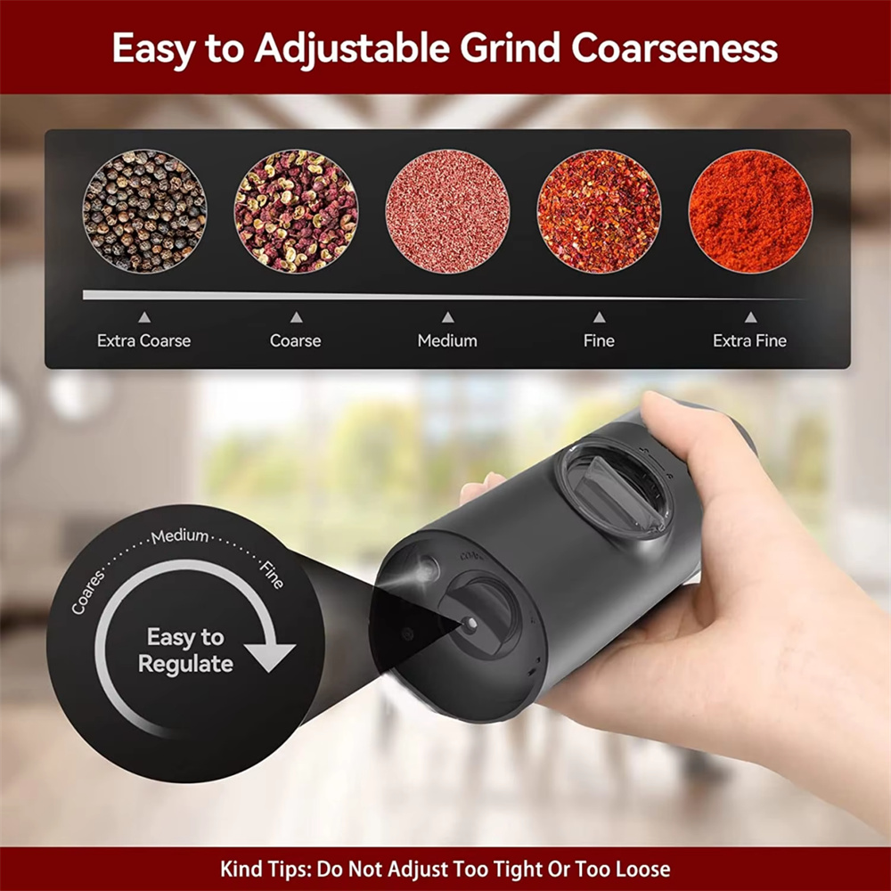 Adjustable Grinding Size
