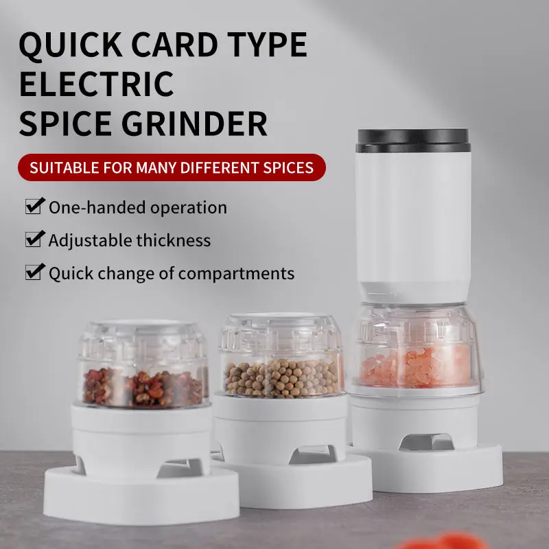 Wholesale Rechargeable Spicy Pepper Mill Automatic Electric Salt and Pepper Mill Grinder Set Manufacturers, Suppliers