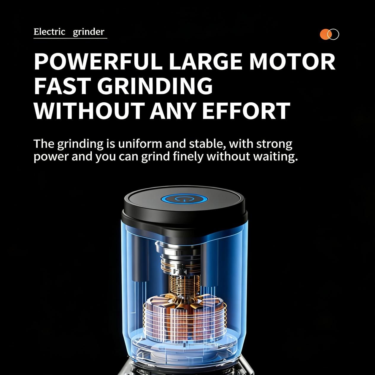 Powerful high-power motor