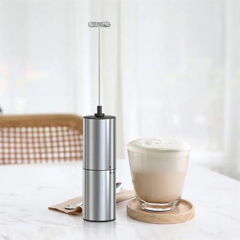 China Automatic Foam Maker Handheld Coffee Whisk Electric Milk Frother Manufacturers, Factory