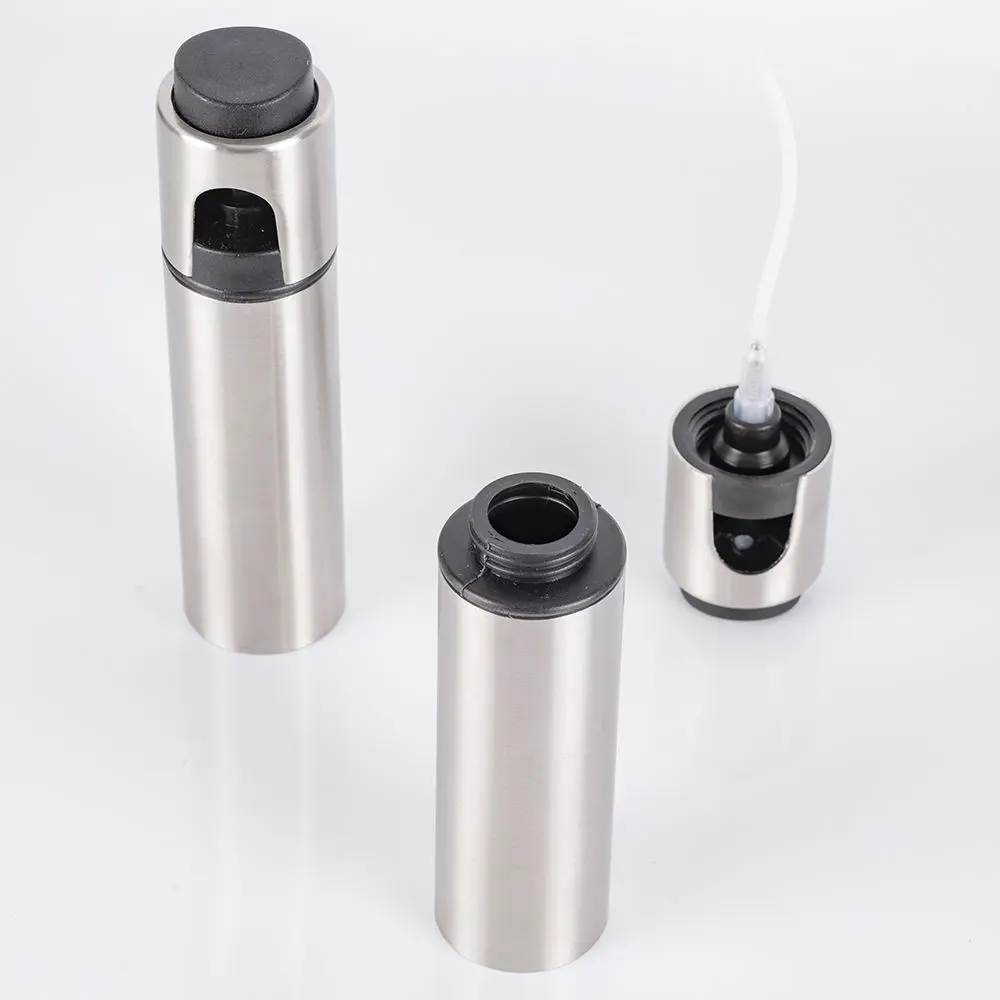 China Stainless Steel Olive Oil or Vinegar Sprayer Dispenser Bottle for Cooking Suppliers, Factory