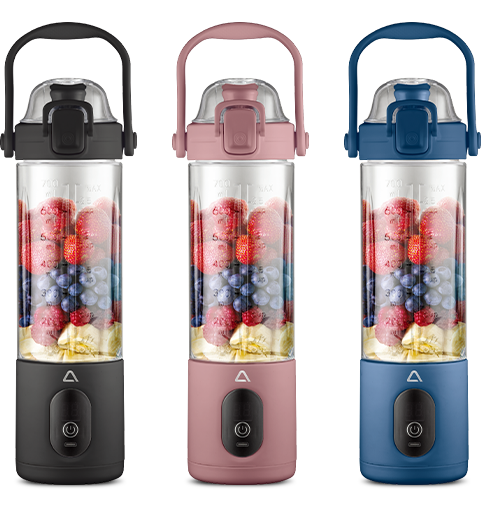 Blossom double blade juicing cup with safety lock and 120 degree heat-resistant circuit board
