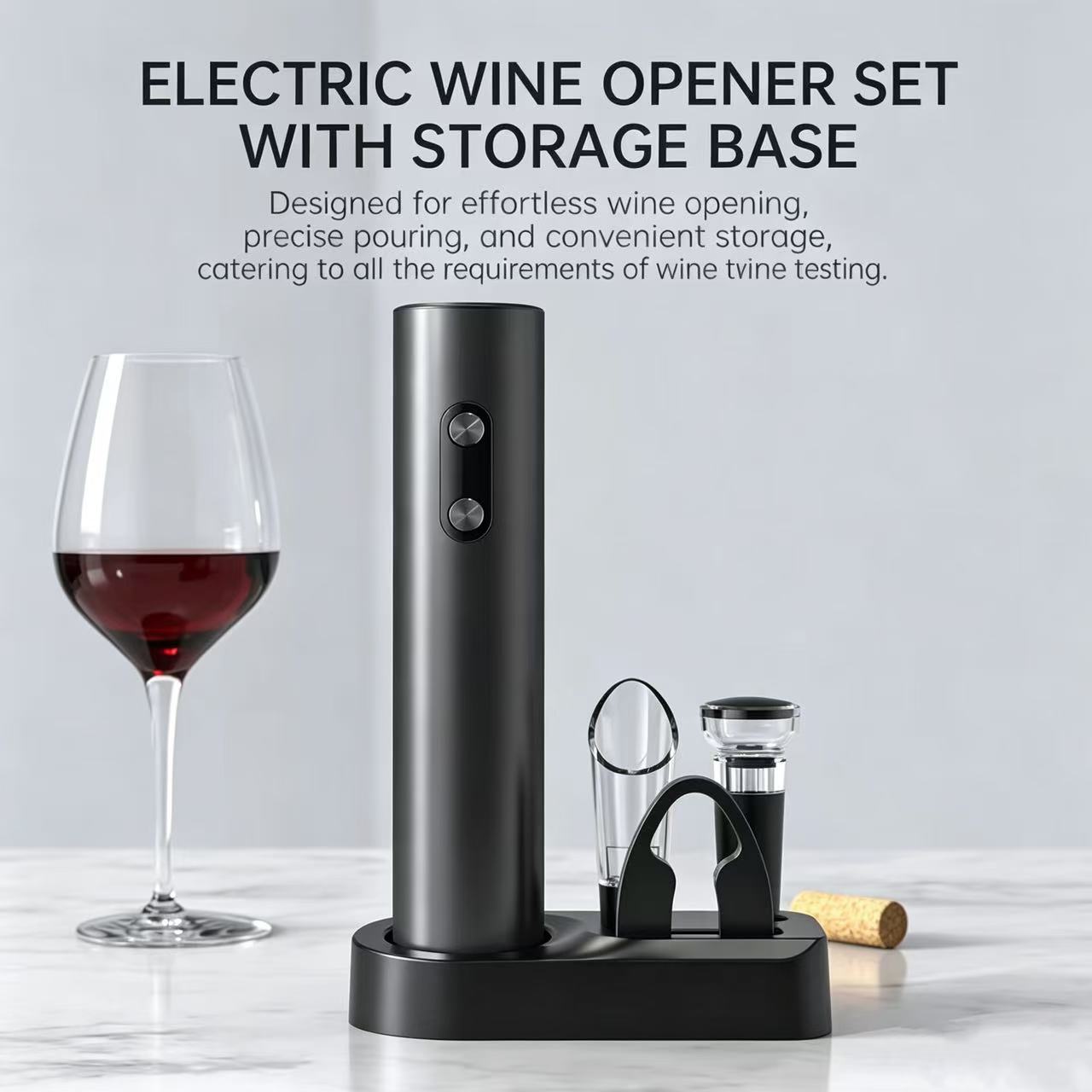 Electric Wine Opener Set