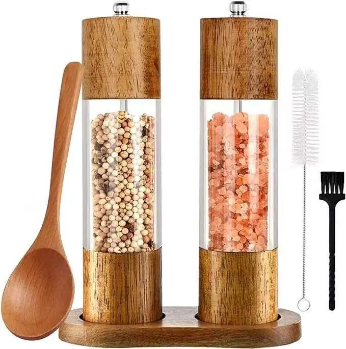 China Premium Acrylic Salt and Pepper Grinder Set Manufacturer, Factories