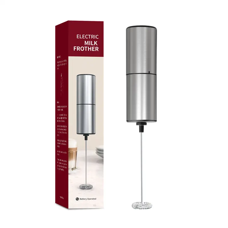 China Automatic Foam Maker Handheld Coffee Whisk Electric Milk Frother Manufacturers, Factory