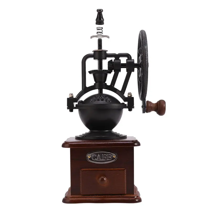 Wholesale Wooden Classical Hand Manual Wood Coffee Mill Grinder Suppliers, Factory