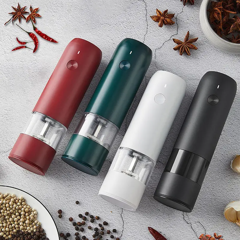 Wholesale Adjustable Electric Automatatic USB Rechargeable Salt and Pepper Grinder Supplier, Factory