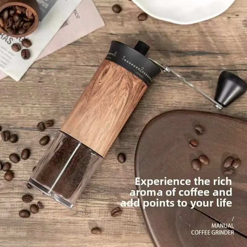 China Manual Coffee Grinder With 56 Adjustable Settings Supplier, Factories
