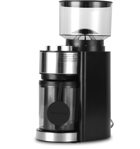 Blossom electric coffee grinder with ceramic conical burr and 38-level precision grind