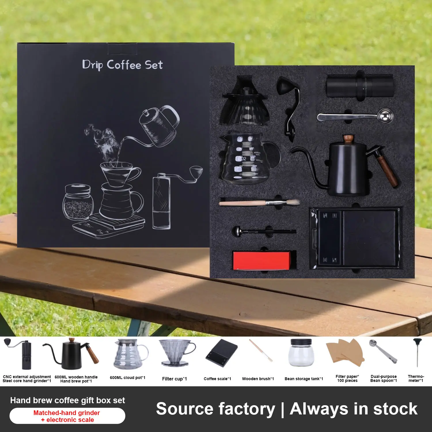 OEM Manual Coffee Grinder Set Manufacturers, Supplier