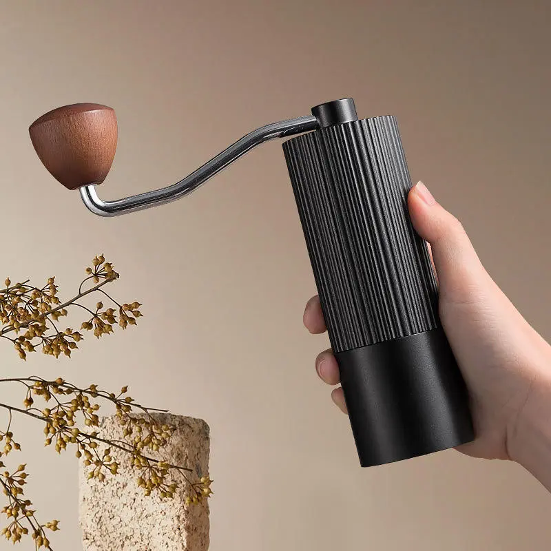 OEM Portable Manual Coffee Grinder with Wood Handle Suppliers, Supplier