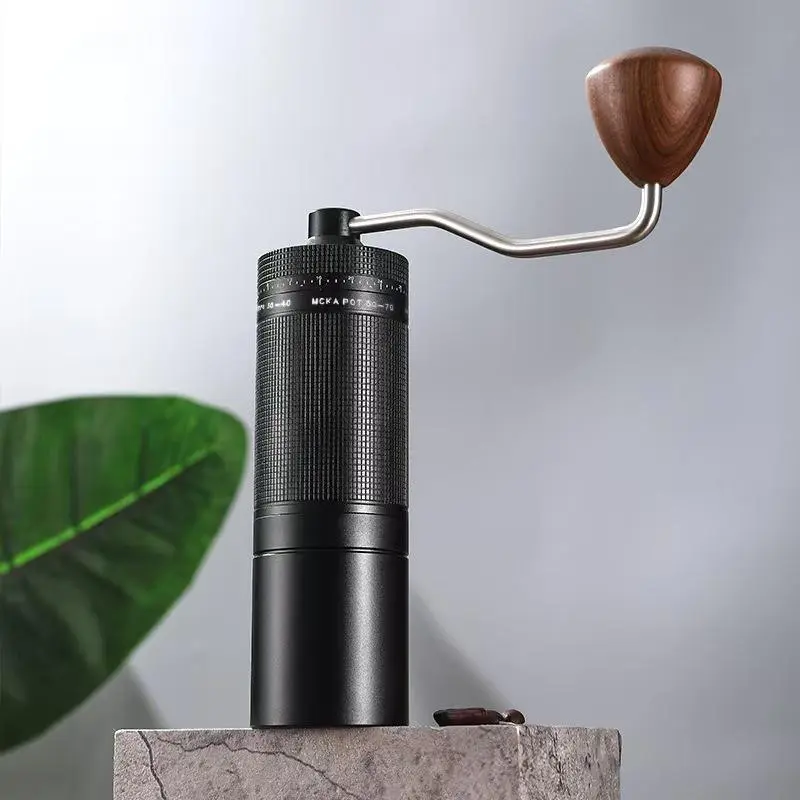 Wholesale Al-Alloy Body 420 Stainless Steel Burr Homeuse Espresso Small Hand Mill Factories, Factory