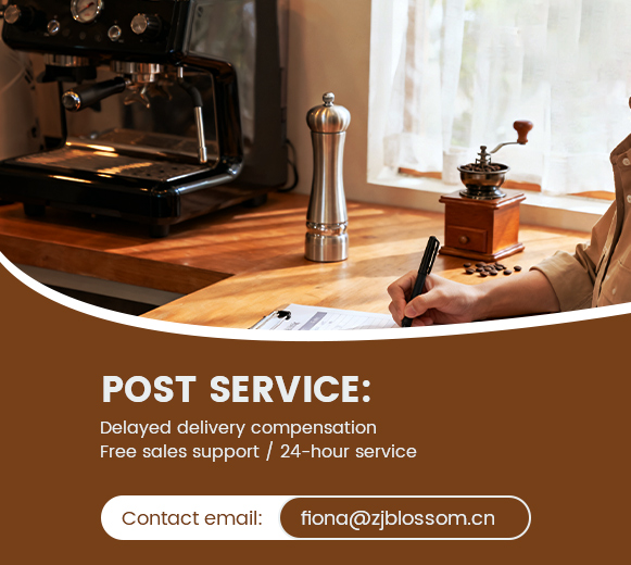 Blossom after-sales service guarantee with 1-year global warranty and delivery compensation
