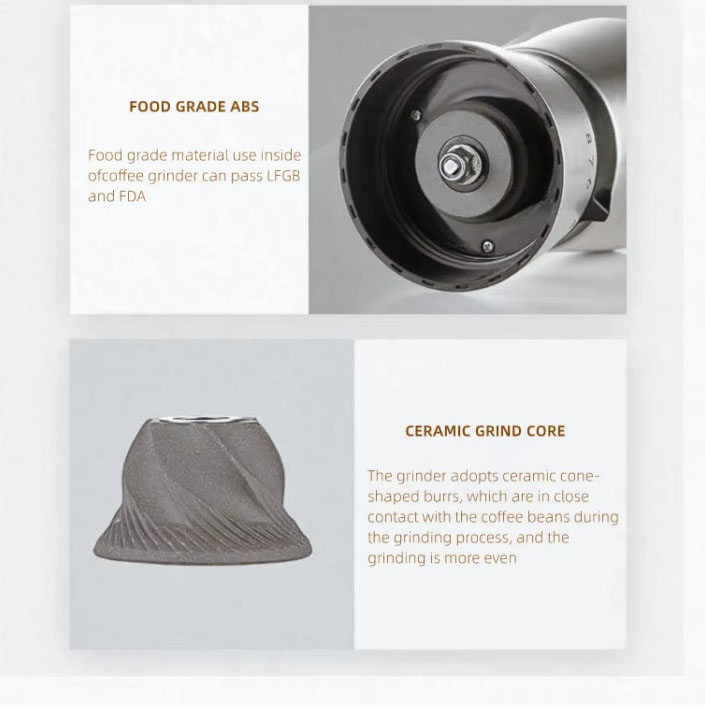 Manual Coffee Bean Grinder Display 2