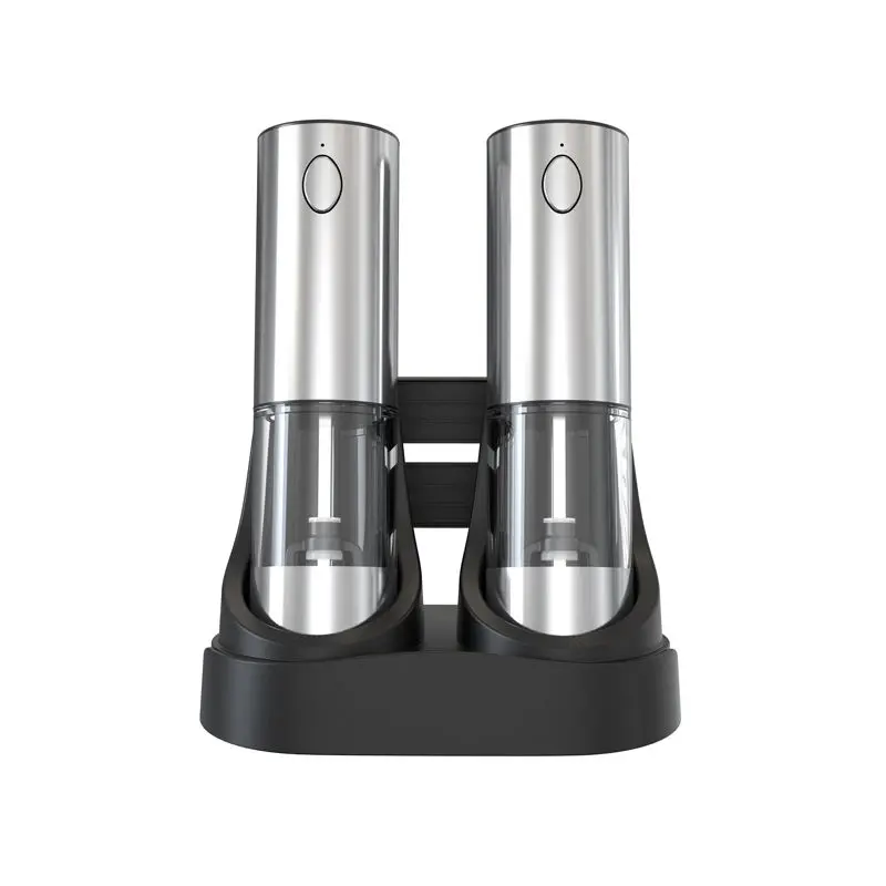 China Electric Salt and Pepper Grinder Set with Rechargeable Base Large Capacity Manufacturer, Manufacturers