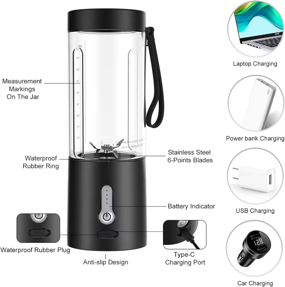 Portable Blender Wireless Design