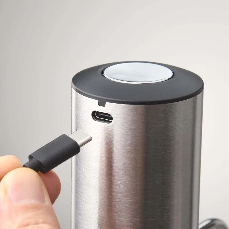 China Top Selling Air Pressure Auto Electric Wine Aerator Dispenser with Storage Base Manufacturer, Factories