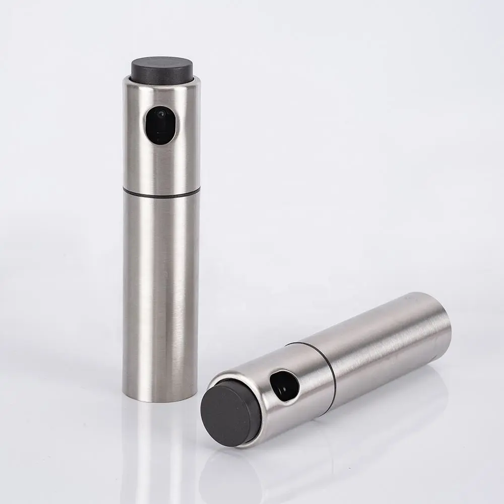 China Stainless Steel Olive Oil or Vinegar Sprayer Dispenser Bottle for Cooking Suppliers, Factory