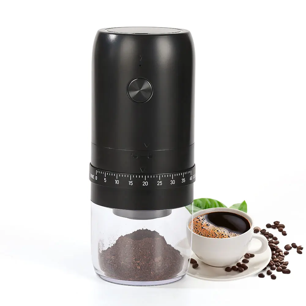 Wholesale New Smart Usb Drip Cafe Electric Coffee Bean Externally Adjustable Grinder Supplier, Factory