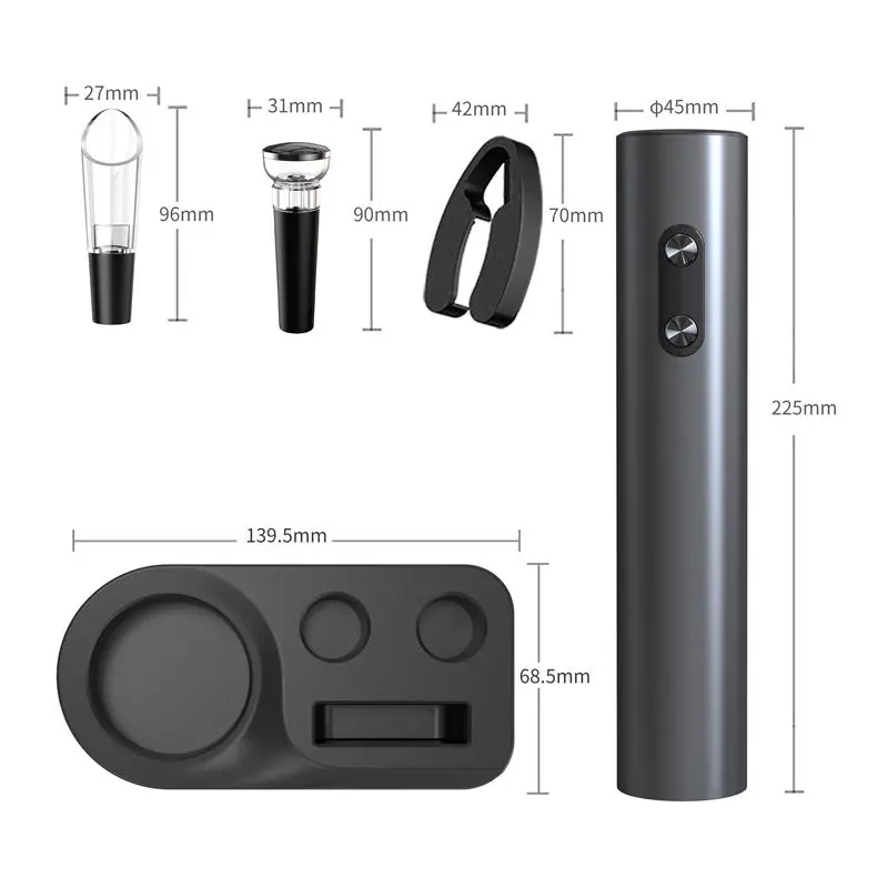 Wholesale Best Selling Products Battery Operated Automatic Cordless Electric Wine Opener Manufacturers, Factories